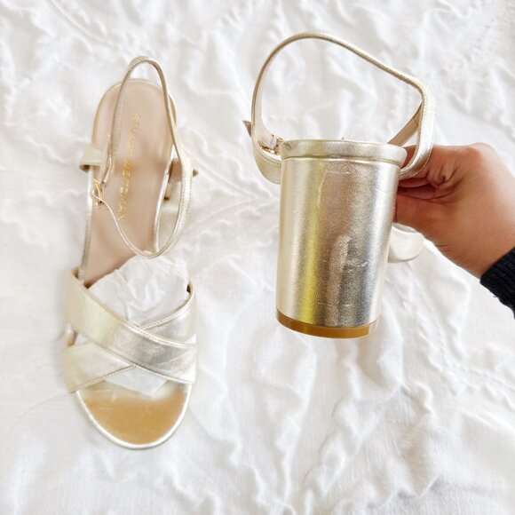 Stuart Weitzman Carmen Platform Sandals Size 12 - Picture 5 of 8